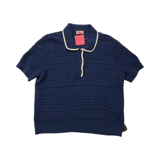 Sweater Designer By Kate Spade In Navy, Size:Xxl