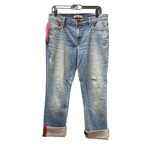 Jeans Designer By Johnny Was In Blue Denim, Size: 12