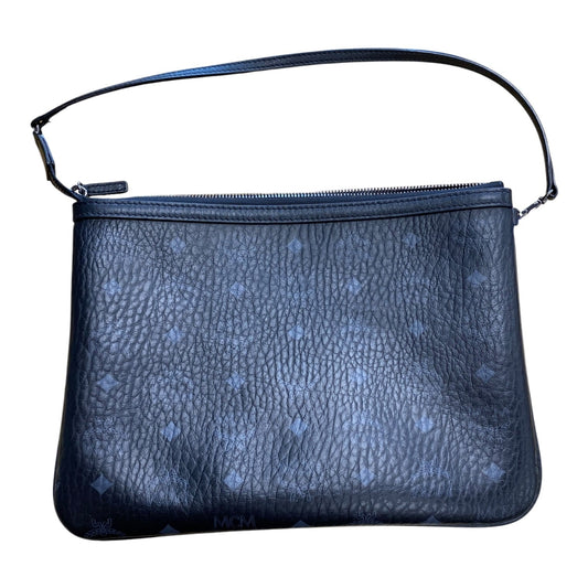 Wristlet Luxury Designer By Mcm In Black, Size:Medium