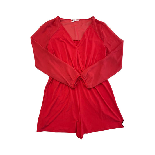 Romper By Bcbgeneration In Red, Size:L