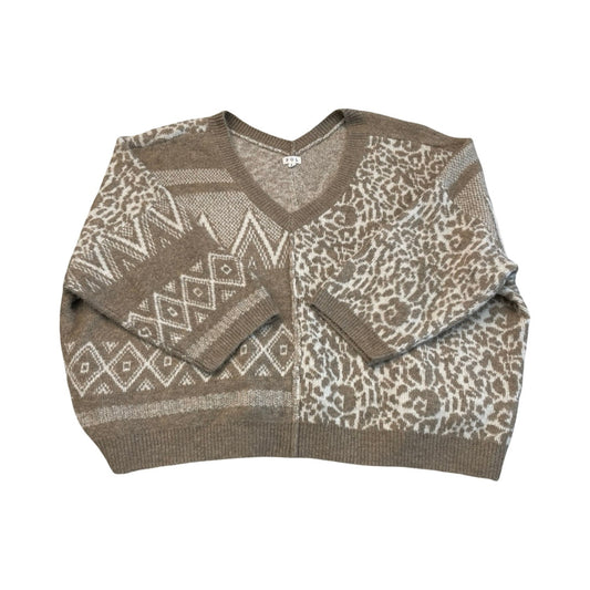Sweater By Pol In Taupe, Size:L