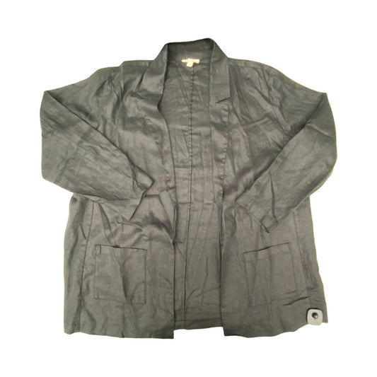 Blazer Designer By Eileen Fisher In Black, Size:Xl