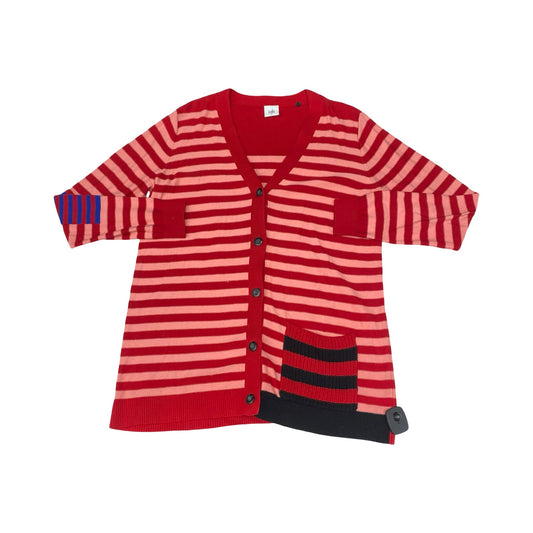 Sweater Cardigan By Cabi In Red, Size:M