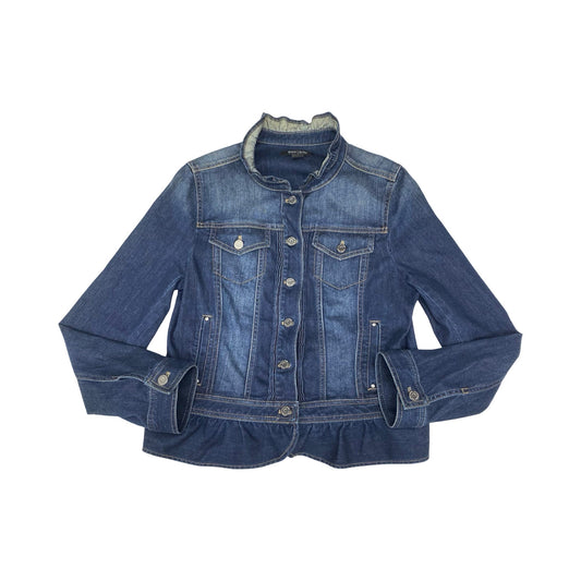 Jacket Denim By White House Black Market In Blue, Size:14
