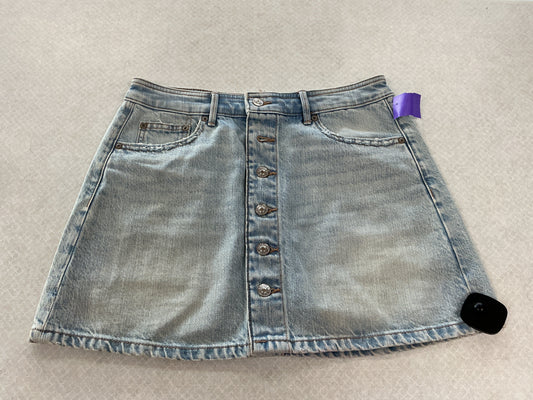 Skirt Mini & Short By American Eagle In Blue Denim, Size:6
