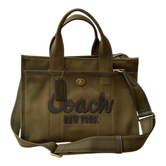 Handbag Designer By Coach In Green, Size:Medium