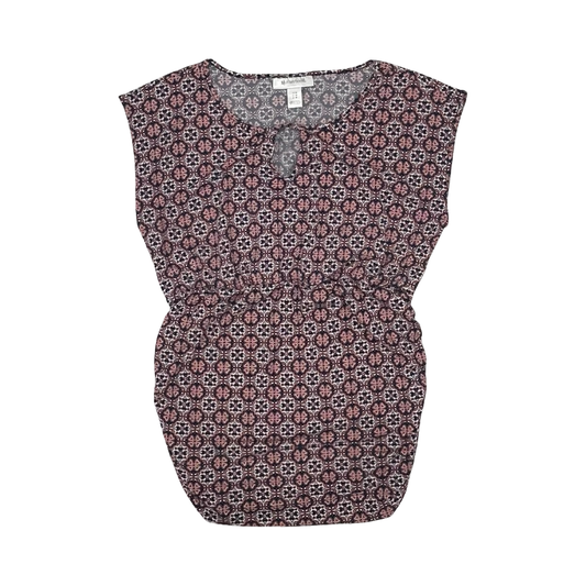 Mat Top Ss By Motherhood In Blue & Orange, Size:M