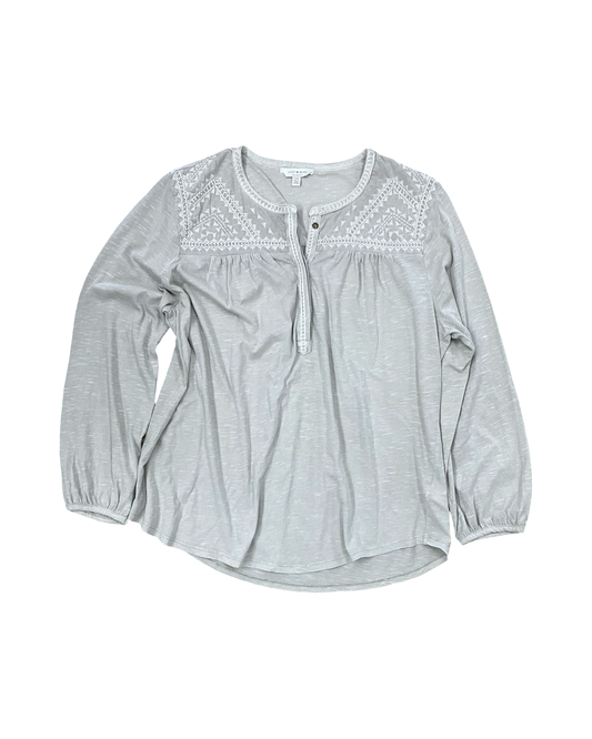 Top Ls By Lucky Brand In Grey, Size:L