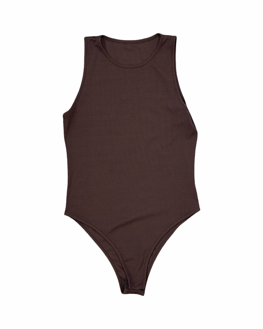 Bodysuit By Clothes Mentor In Brown, Size:L