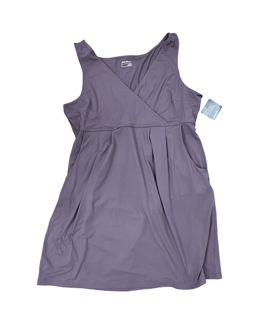 Dress Casual Short By Eddie Bauer In Purple, Size:Xl