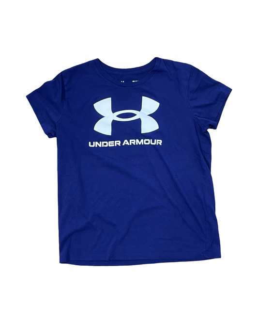 Athletic Top Ss By Under Armour In Purple, Size:M