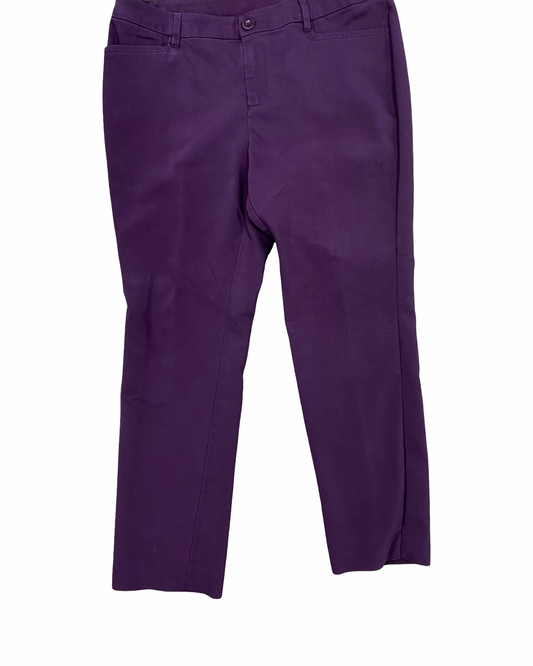 Pants Dress By Christopher And Banks In Purple, Size:12P
