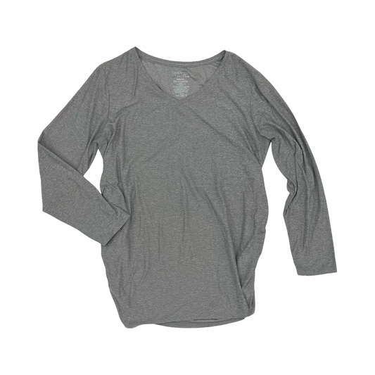 Mat Top Ls By Time And Tru In Grey, Size:L