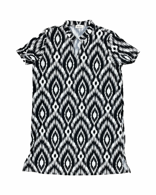 Dress Work By Clothes Mentor In Black & White, Size:M