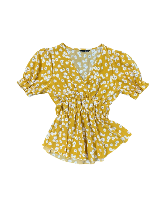 Top Ss By Shein In Yellow, Size:S