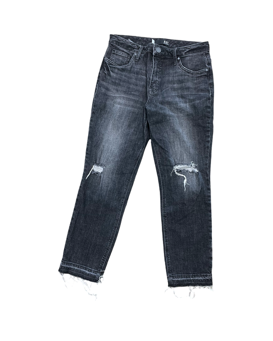Jeans Straight By Kut In Black, Size:6